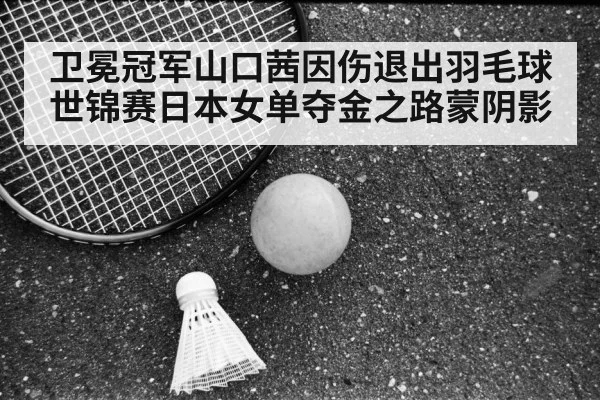 卫冕冠军山口茜因伤退出羽毛球世锦赛日本女单夺金之路蒙阴影